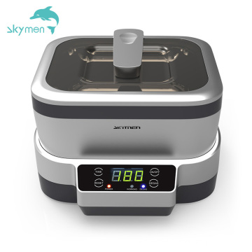 Skymen 1.2L JP-1200 digital household mini washing jewelry dental denture bath ultrasonic cleaner